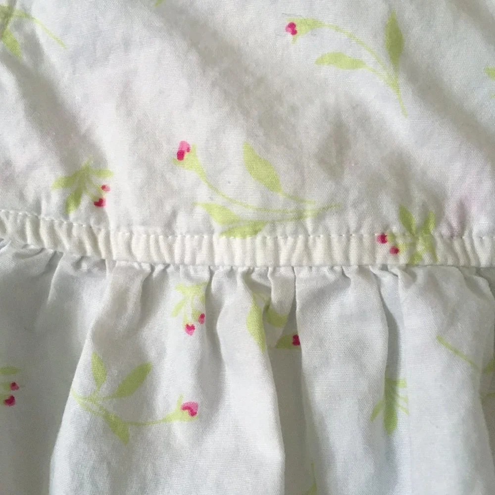 First Impressions vintage floral ruffle romper 6-9m